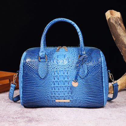 Sealassic™ Leather Boston Bag: Exotic Edition